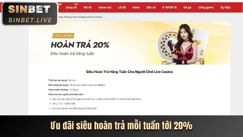 Ưu đãi chào mừng VN88VC